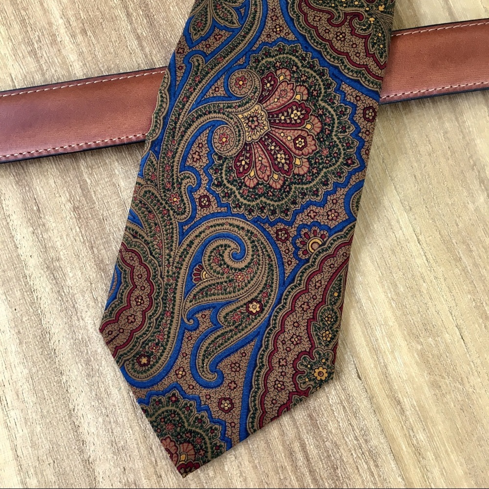 COACH Silk Paisley Tie